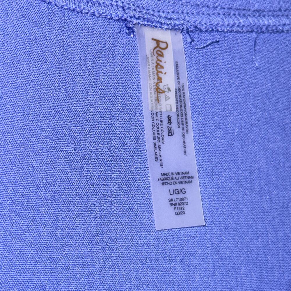Raisins Juniors' Belize Beach Cover-up Tunic Top - Blue large - Picture 7 of 9